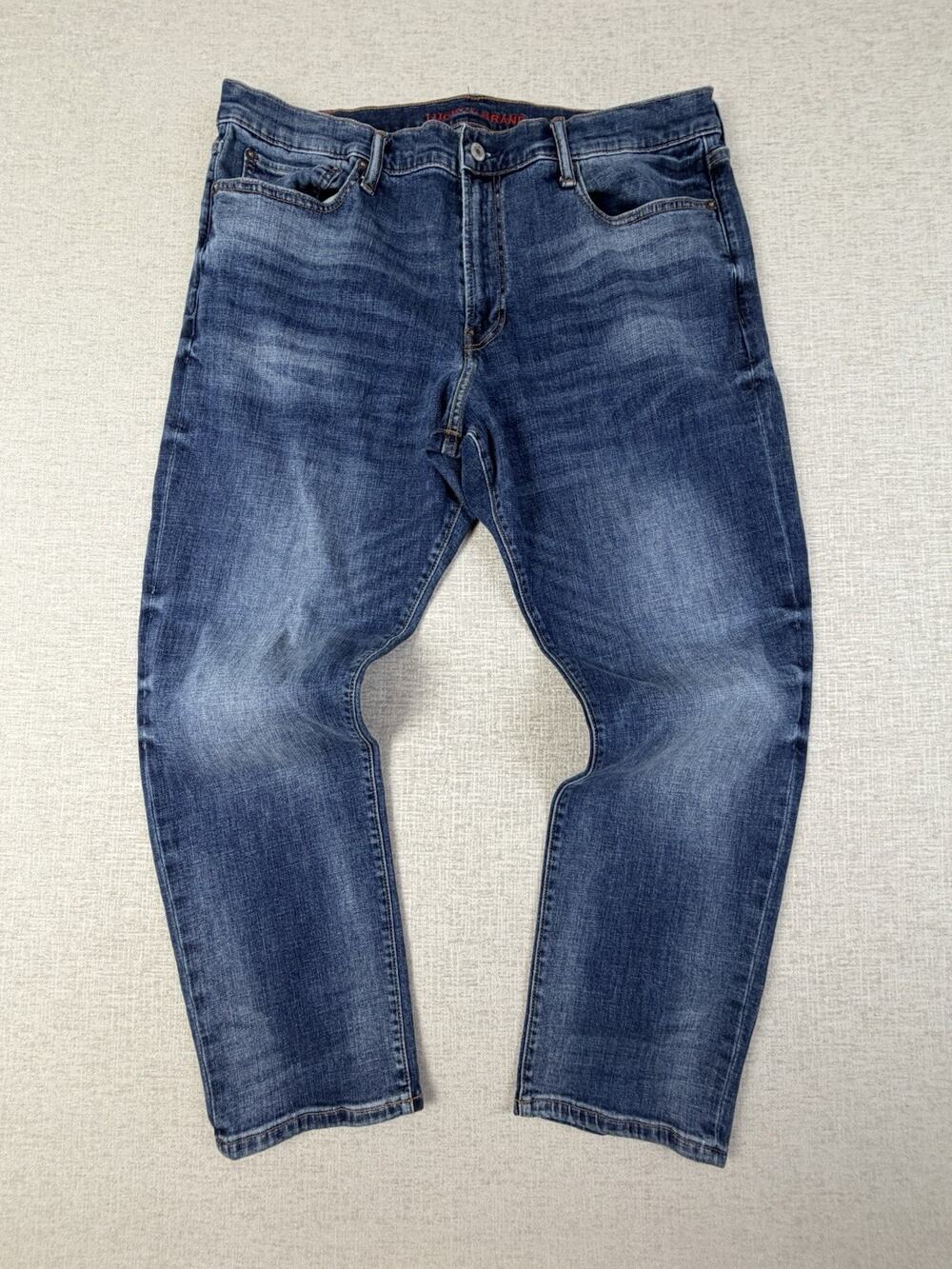 Lucky Brand Men’s 38x30 Blue Jeans Stretch Denim Medium Wash Straight Leg